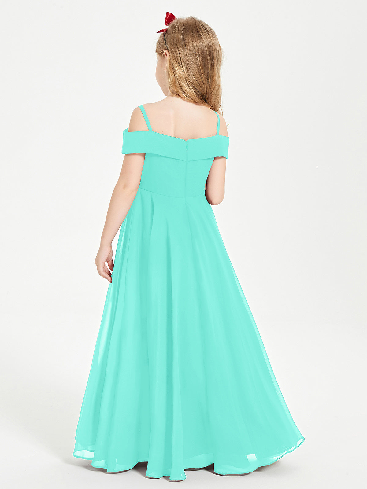 Off-the-Shoulder Dresses for Stylish Junior Bridesmaids Spa